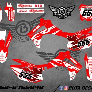 קיט מדבקות ל Honda CRF 450 2013-2016 250 2014-2017 V43
