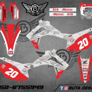 קיט מדבקות ל Honda CRF 450 2013-2016 250 2014-2017 V46