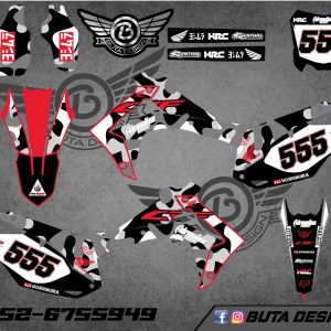 קיט מדבקות ל Honda CRF 450 2013-2016 250 2014-2017 V48