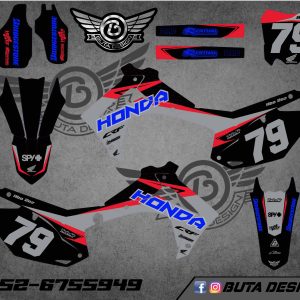 קיט מדבקות ל Honda CRF 450 2013-2016 250 2014-2017 V50