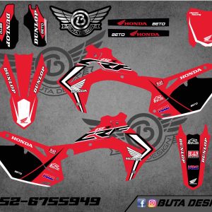 קיט מדבקות ל Honda CRF 450 2013-2016 250 2014-2017 V54