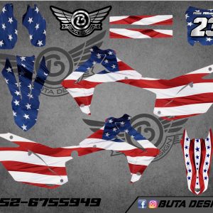 קיט מדבקות ל Honda CRF 450 2013-2016 250 2014-2017 V59