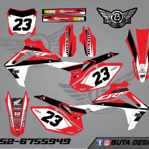 קיט מדבקות ל Honda CRF 450 2013-2016 250 2014-2017 V6