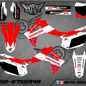 קיט מדבקות ל Honda CRF 450 2013-2016 250 2014-2017 V61