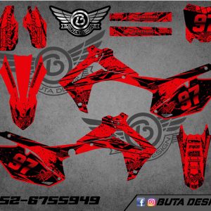 קיט מדבקות ל Honda CRF 450 2013-2016 250 2014-2017 V62