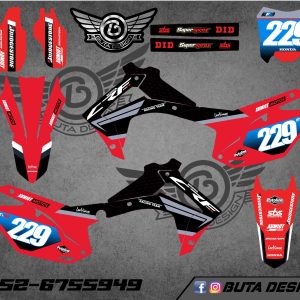 קיט מדבקות ל Honda CRF 450 2013-2016 250 2014-2017 V63