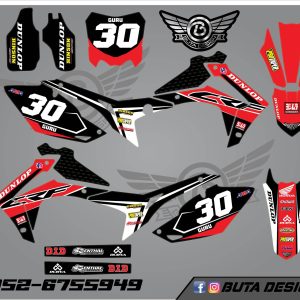 קיט מדבקות ל Honda CRF 450 2013-2016 250 2014-2017 V7