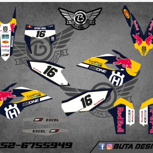 קיט מדבקות ל Husqvarna Enduro 2014-2016 Motocross 2014-2015 V13