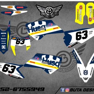 קיט מדבקות ל Husqvarna Enduro 2014-2016 Motocross 2014-2015 V15