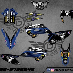 קיט מדבקות ל Husqvarna Enduro 2014-2016 Motocross 2014-2015 V18