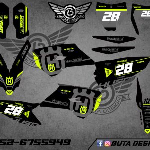 קיט מדבקות ל Husqvarna Enduro 2014-2016 Motocross 2014-2015 V21