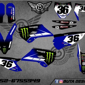 קיט מדבקות ל Husqvarna Enduro 2014-2016 Motocross 2014-2015 V24