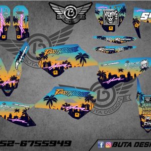 קיט מדבקות ל Husqvarna Enduro 2014-2016 Motocross 2014-2015 V27