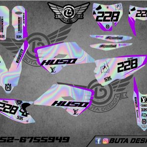 קיט מדבקות ל Husqvarna Enduro 2014-2016 Motocross 2014-2015 V28