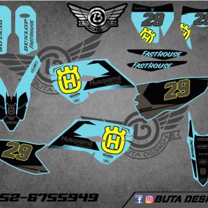 קיט מדבקות ל Husqvarna Enduro 2014-2016 Motocross 2014-2015 V29