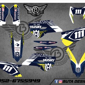 קיט מדבקות ל Husqvarna Enduro 2014-2016 Motocross 2014-2015 V6