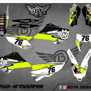 קיט מדבקות ל Husqvarna Enduro 2014-2016 Motocross 2014-2015 V7