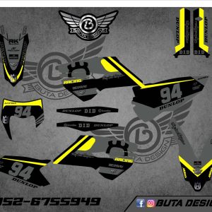 קיט מדבקות ל Husqvarna Enduro 2014-2016 Motocross 2014-2015 V9