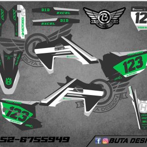קיט מדבקות ל Husqvarna Enduro 2020-2023 Motocross 2019-2022 V1
