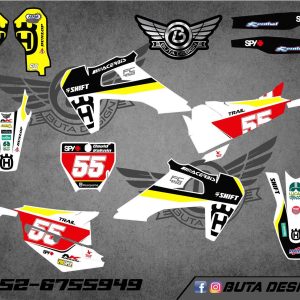 קיט מדבקות ל Husqvarna Enduro 2020-2023 Motocross 2019-2022 V11
