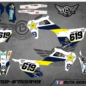 קיט מדבקות ל Husqvarna Enduro 2020-2023 Motocross 2019-2022 V12