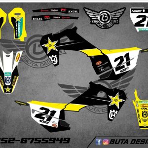 קיט מדבקות ל Husqvarna Enduro 2020-2023 Motocross 2019-2022 V16