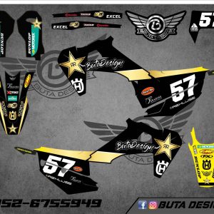 קיט מדבקות ל Husqvarna Enduro 2020-2023 Motocross 2019-2022 V19