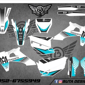 קיט מדבקות ל Husqvarna Enduro 2020-2023 Motocross 2019-2022 V2