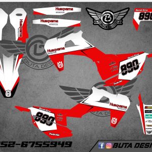 קיט מדבקות ל Husqvarna Enduro 2020-2023 Motocross 2019-2022 V24