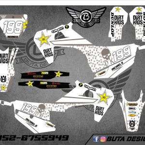 קיט מדבקות ל Husqvarna Enduro 2020-2023 Motocross 2019-2022 V25