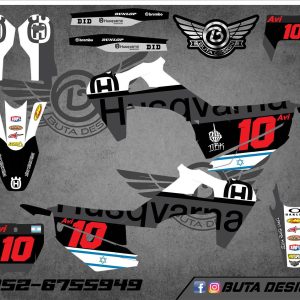 קיט מדבקות ל Husqvarna Enduro 2020-2023 Motocross 2019-2022 V27