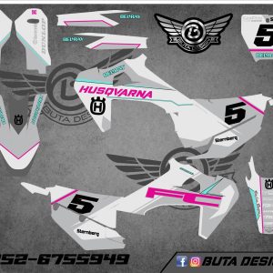 קיט מדבקות ל Husqvarna Enduro 2020-2023 Motocross 2019-2022 V34