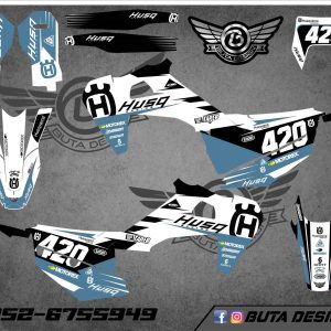 קיט מדבקות ל Husqvarna Enduro 2020-2023 Motocross 2019-2022 V38