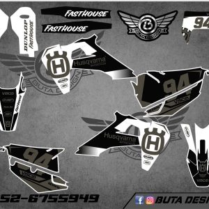 קיט מדבקות ל Husqvarna Enduro 2020-2023 Motocross 2019-2022 V40
