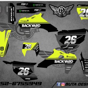 קיט מדבקות ל Husqvarna Enduro 2020-2023 Motocross 2019-2022 V42