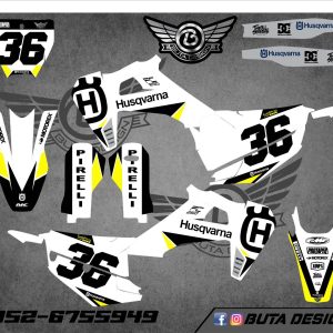 קיט מדבקות ל Husqvarna Enduro 2020-2023 Motocross 2019-2022 V44