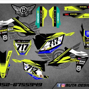 קיט מדבקות ל Husqvarna Enduro 2020-2023 Motocross 2019-2022 V45