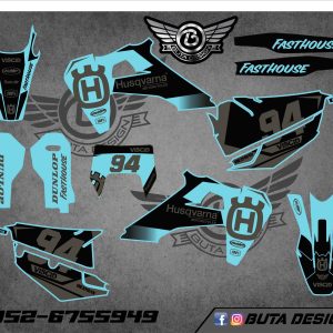 קיט מדבקות ל Husqvarna Enduro 2020-2023 Motocross 2019-2022 V46