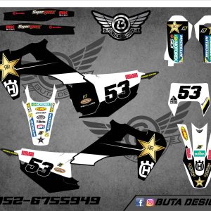 קיט מדבקות ל Husqvarna Enduro 2020-2023 Motocross 2019-2022 V48