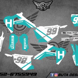 קיט מדבקות ל Husqvarna Enduro 2020-2023 Motocross 2019-2022 V52