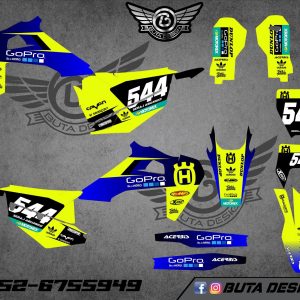 קיט מדבקות ל Husqvarna Enduro 2020-2023 Motocross 2019-2022 V53