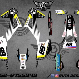 קיט מדבקות ל Husqvarna Enduro 2020-2023 Motocross 2019-2022 V54