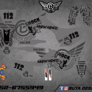 קיט מדבקות ל Husqvarna Enduro 2020-2023 Motocross 2019-2022 V58