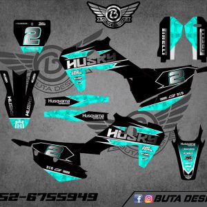 קיט מדבקות ל Husqvarna Enduro 2020-2023 Motocross 2019-2022 V60
