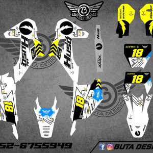 קיט מדבקות ל Husqvarna Enduro 2020-2023 Motocross 2019-2022 V62