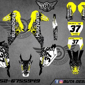 קיט מדבקות ל Husqvarna Enduro 2020-2023 Motocross 2019-2022 V63