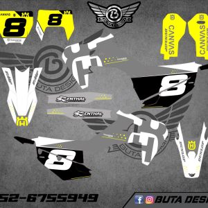 קיט מדבקות ל Husqvarna Enduro 2020-2023 Motocross 2019-2022 V66