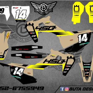 קיט מדבקות ל Husqvarna Enduro 2020-2023 Motocross 2019-2022 V70
