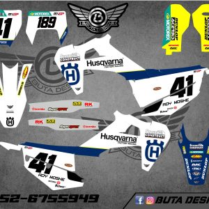 קיט מדבקות ל Husqvarna Enduro 2020-2023 Motocross 2019-2022 V71