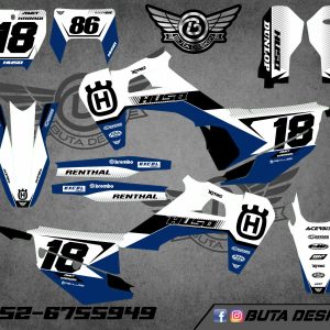 קיט מדבקות ל Husqvarna Enduro 2020-2023 Motocross 2019-2022 V80